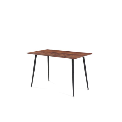 Mesa rectangular Miso - Color Nogal y Negro - Tugow