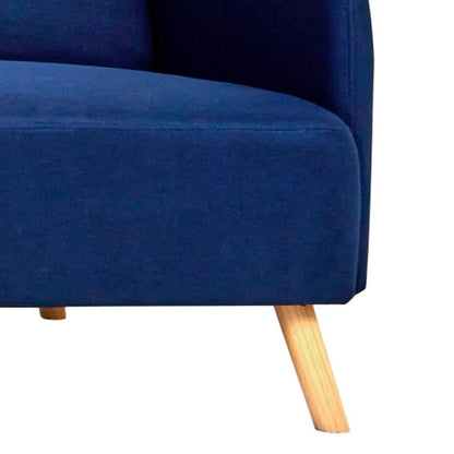 Sofá escuadra izquierda doble cama Monza - Azul - Tugow