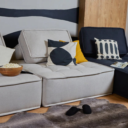 Sillón 2 Plazas Mood - Gris Plata - Tugow