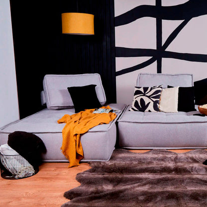 Set Sillones de 1 y 2 plazas Mood - Gris Plata - Tugow