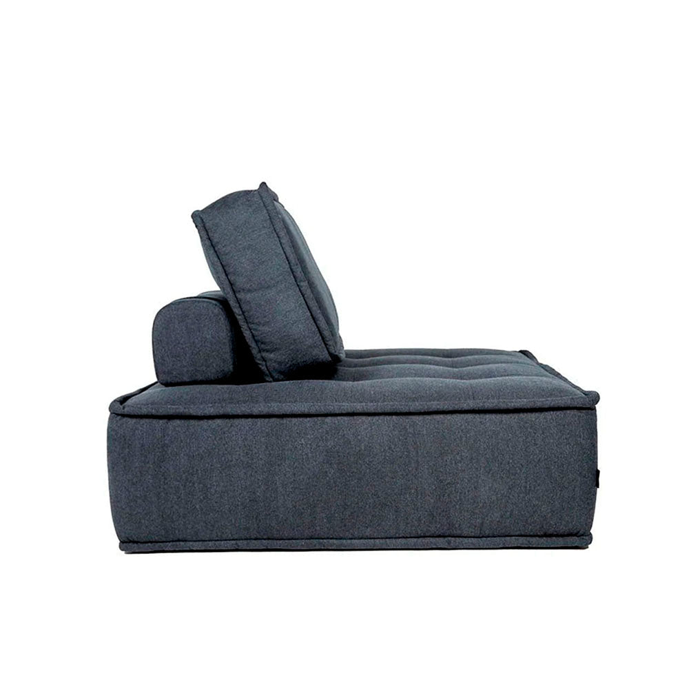 Sillón 1 Plaza Mood - Gris Obscuro