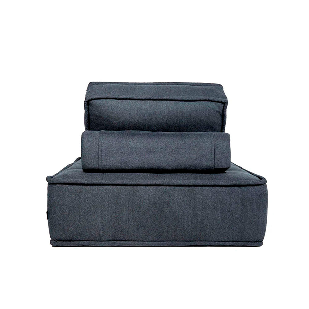 Sillón 1 Plaza Mood - Gris Obscuro