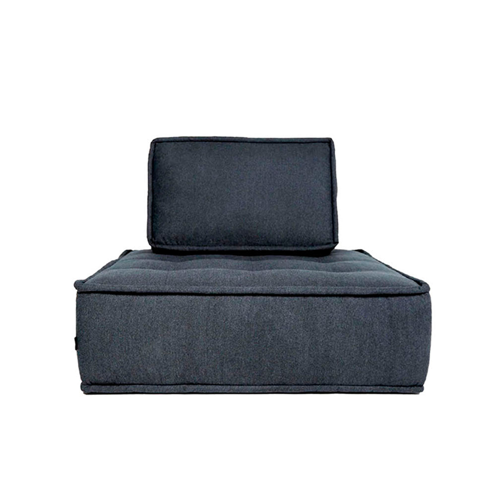 Sillón 1 Plaza Mood - Gris Obscuro