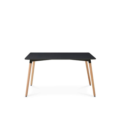 Comedor Munich con 4 sillas Helsinki - Negro - Tugow