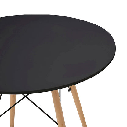 Mesa redonda Munich - Negro - Tugow