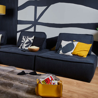 Set Sillones de 1 y 2 plazas Mood - Gris Obscuro - Tugow