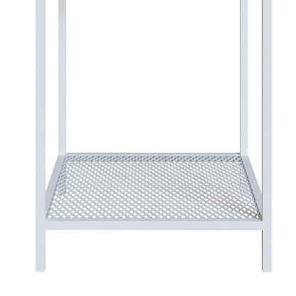 Mesa lateral Niran - Blanco y Color Madera - Tugow