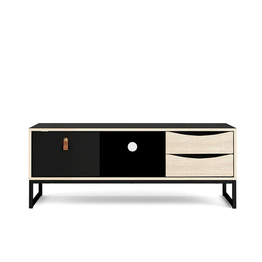 Mueble para tv Nolan - Color Madera y Negro - Tugow