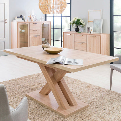 Mesa de comedor extensible Ofelia - Color Madera - Tugow