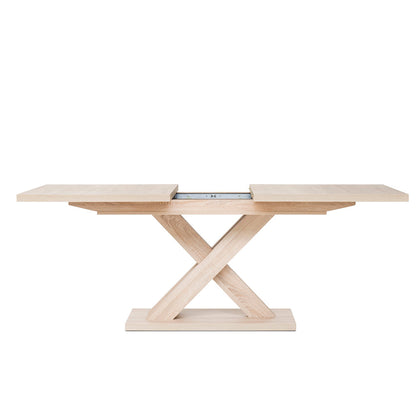 Comedor Ofelia con 4 sillas Helsinki - Color Madera y Blanco - Tugow