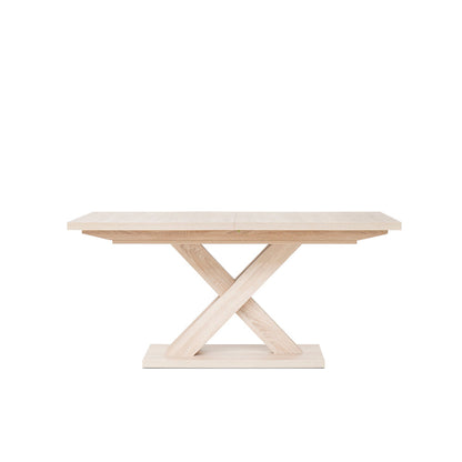 Comedor Ofelia con 4 sillas Helsinki - Color Madera y Blanco - Tugow
