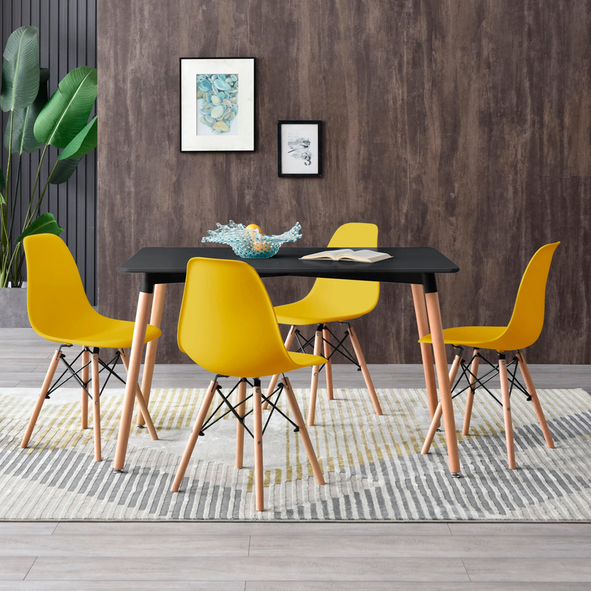 Silla Réplica Eames - Amarillo - Tu Gow