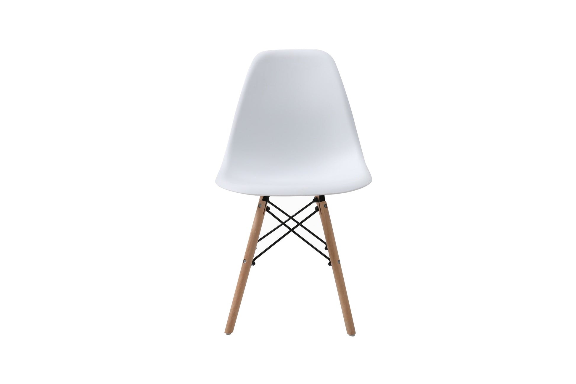Comedor Zeus con 4 sillas Oslo - Color Madera y Blanco/Negro - Tugow