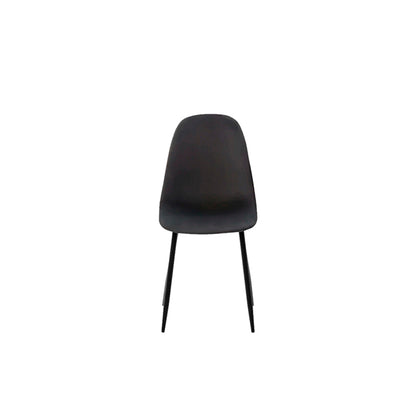 Silla terciopelo Oxford - Gris y Negro - Tugow