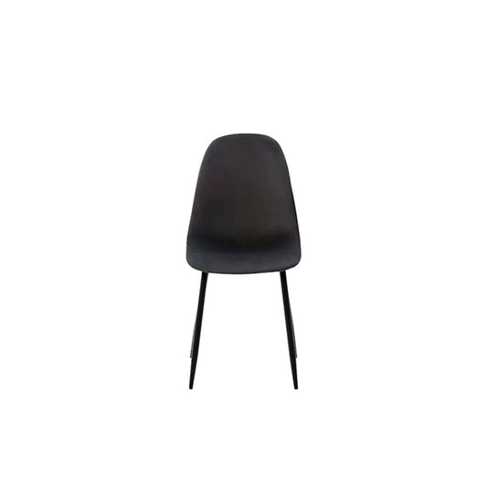 Silla terciopelo Oxford - Gris y Negro - Tugow