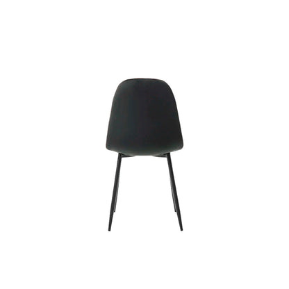 Silla terciopelo Oxford - Gris y Negro - Tugow