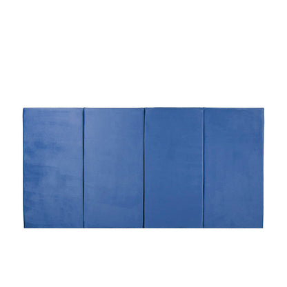 Juego de 4 paneles para cabecera modular King Size Lunaria - Azul Cobalto