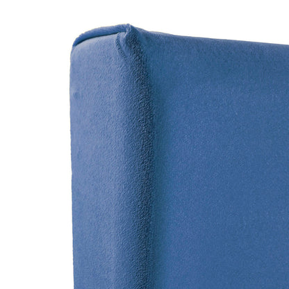 Juego de 3 paneles para cabecera modular matrimonial / queen size Lunaria - Azul Cobalto