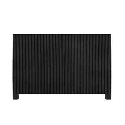 Cabecera Pliseé queen/king size - Negro - Tugow