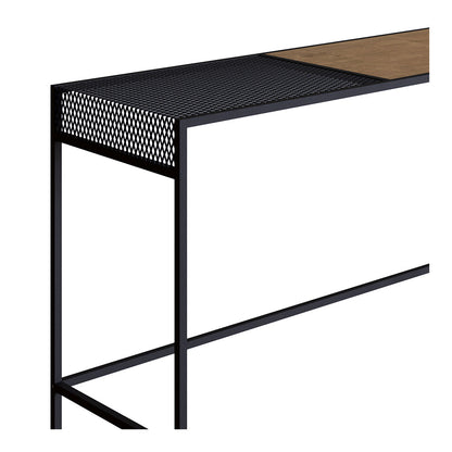 Consola Prems - Negro y Color Madera - Tugow