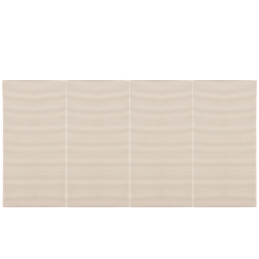 Juego de 4 Paneles  Para Cabecera Modular King Size  Lunaria - Tela Tipo Pana Marfil
