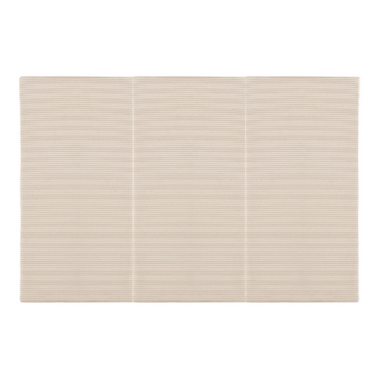 Juego de 3 Paneles  Para Cabecera Modular Matrimonial /Queen Size  Lunaria - Tela Tipo Pana Marfil