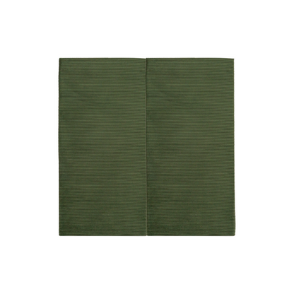 Juego de 2 Paneles  Para Cabecera Modular Individual Lunaria - Tela Tipo Pana Verde Pino