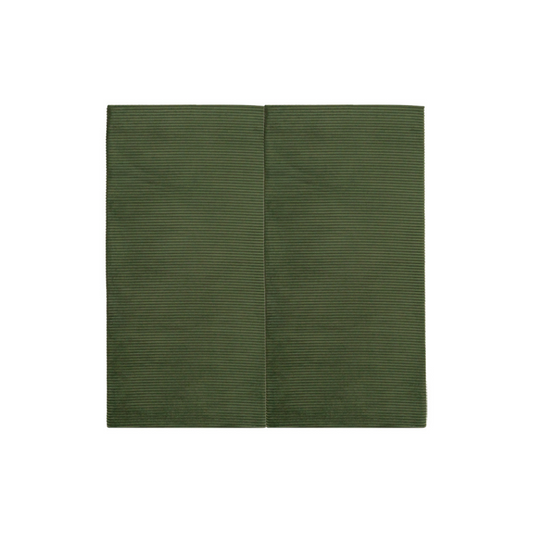 Juego de 2 Paneles  Para Cabecera Modular Individual Lunaria - Tela Tipo Pana Verde Pino