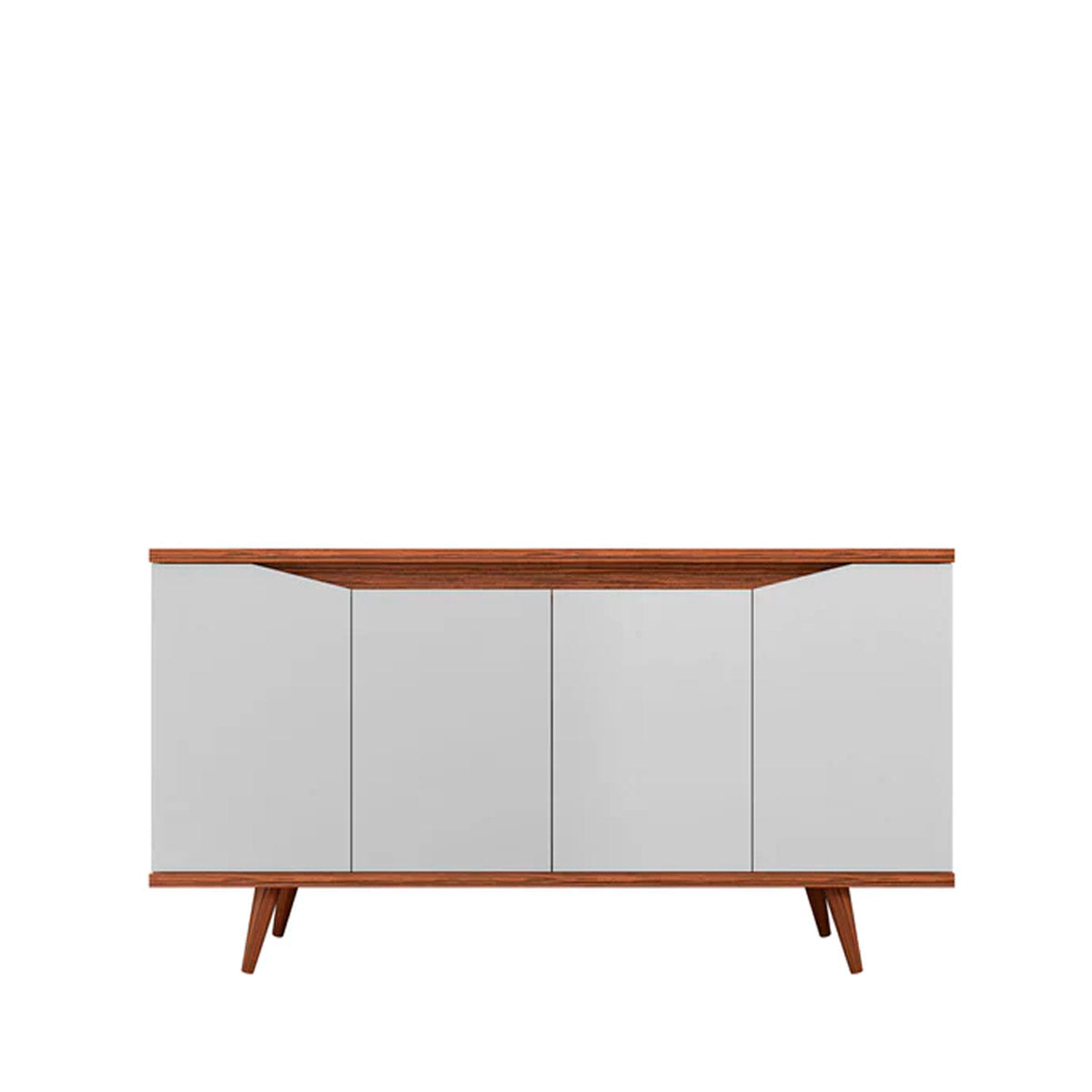 Credenza Ravello - Blanco y Nogal Claro - Tugow