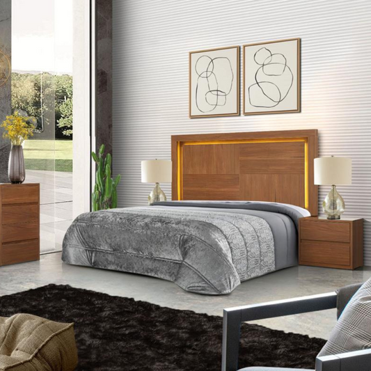 Recámara King Size de 5 pz Alora - Parota