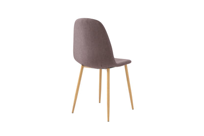 Comedor Munich con 4 sillas Oxford - Blanco y Gris - Tugow