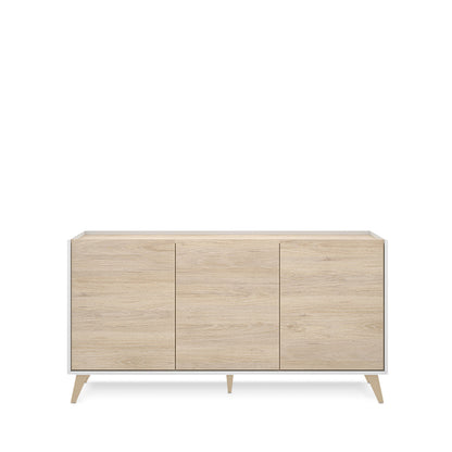 Credenza Saint - Color Madera y Blanco - Tu Gow