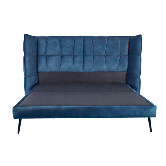Cama Matrimonial Aina - Azul Plomo - Tugow