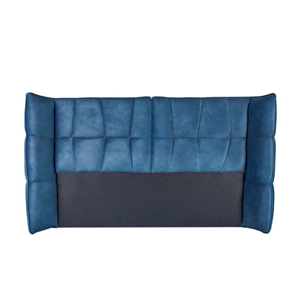 Cama Queen Aina - Azul Plomo - Tugow
