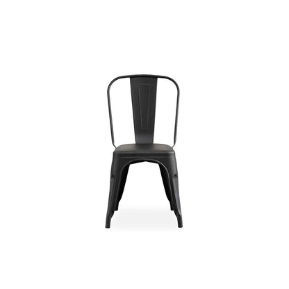Comedor Sansa con 4 sillas -  Color Madera y Negro - Tugow