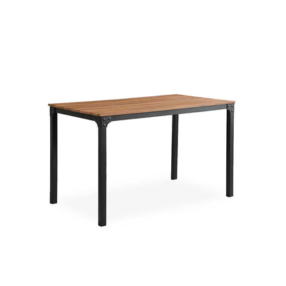 Comedor Sansa con 4 sillas -  Color Madera y Negro - Tugow
