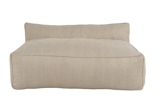 Puff de 2 Plazas Novo - Beige