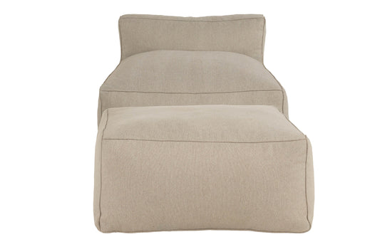 Puff y Taburete Novo - Beige