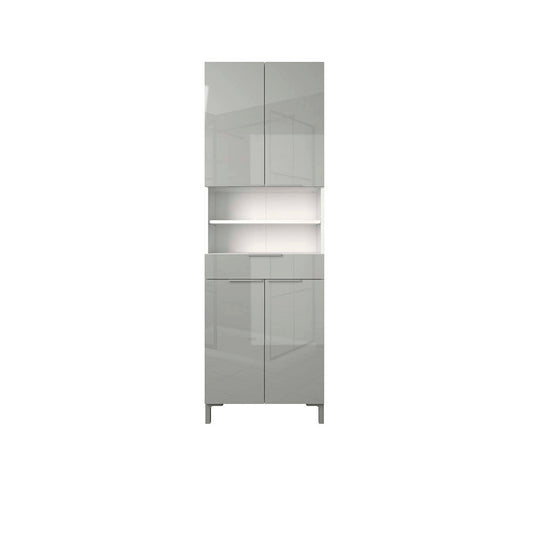 Armario de baño Sovrana - Gris Brillante - Tugow
