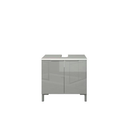 Mueble de baño de pie Sovrana - Gris Brillante - Tugow