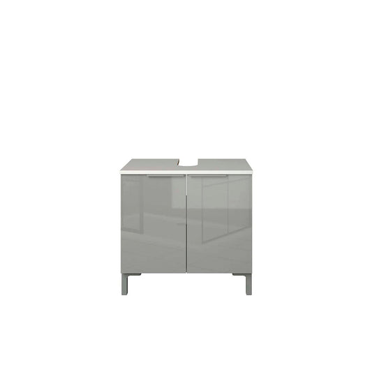 Mueble de baño de pie Sovrana - Gris Brillante - Tugow