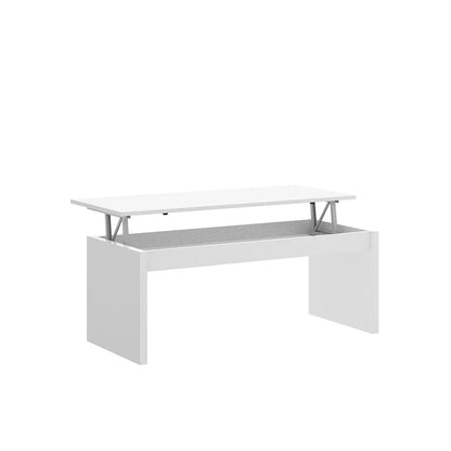 Mesa de centro elevable Suyen - Color Blanco Brillante - Tugow
