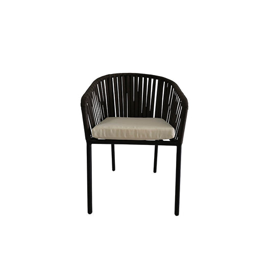 Silla de exterior Mindelo - Negro y Beige - Tugow