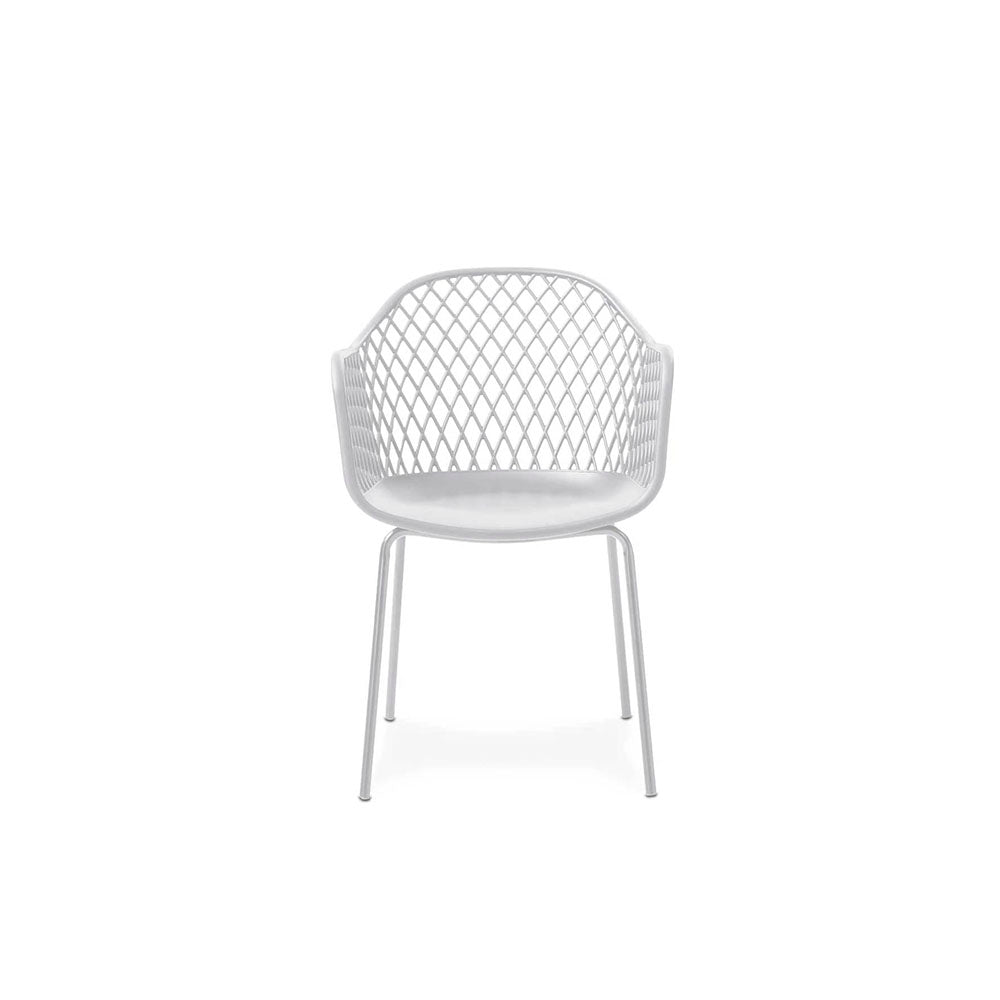 Silla de exterior Rodas - Blanco - Tugow