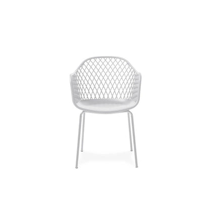 Silla de exterior Rodas - Blanco - Tugow