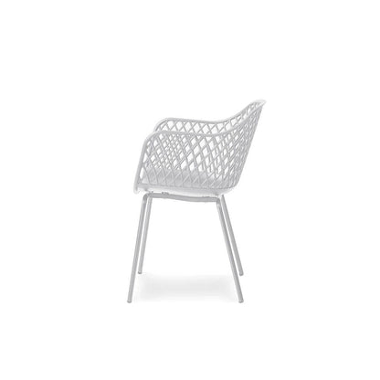 Silla de exterior Rodas - Blanco - Tugow