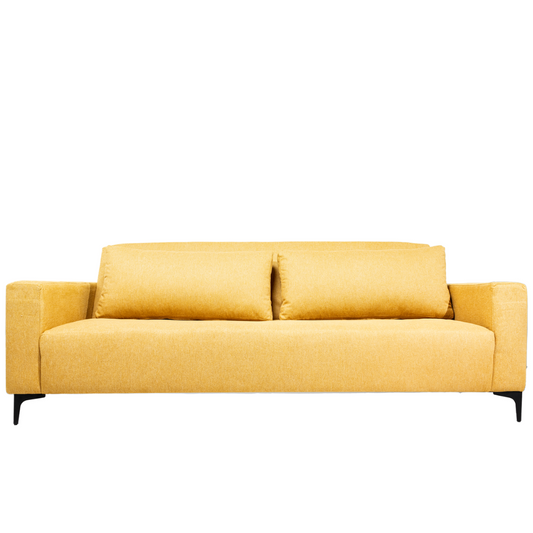 Sofá Cama Landero Bitonal - Mostaza