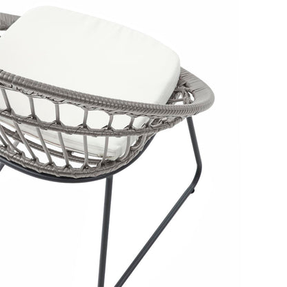Set de 4 sillas de exterior Tavira - Gris - Tugow