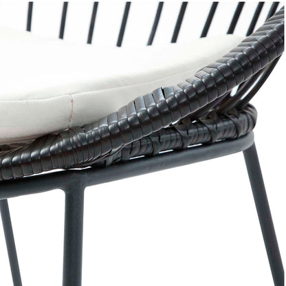 Silla de exterior Tavira - Negro - Tugow