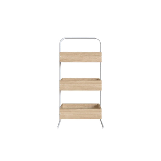 Organizador Tevy - Blanco y Color Madera - Tugow